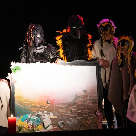 CUADRO PARA CUERVOS Y GARZAS